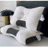 Ортопедическая прямоугольная подушка Pillow-01 48×74 см с поддержкой шеи и спины, бело-серая (PILL01-AV)