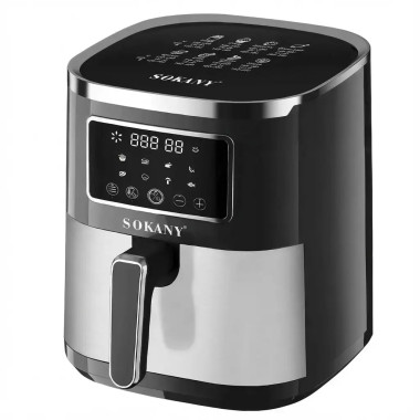 Аэрофритюрница Sokany SK-10052 7 л - безмасляная мультипечь с сенсорным управлением (SK10052-AV)