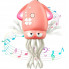 Музыкальный танцующий осьминог Tummy Time Octopus, интерактивная игрушка со светом, музыкой и USB-зарядкой (OCP1520-AV)