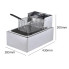 Профессиональная электрическая фритюрница Dotvix D-803 2800 Вт 6 л с корзиной из нержавеющей стали (DT8031-AV)