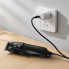 Машинка для стрижки Kemei KM-2273, 3 насадки, USB Type-C, черная (KM2273-AV)
