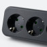 Сетевой фильтр Cargar на 4 розетки, USB и Type-C, с выключателем и подсветкой, черный (WLL6-AV)