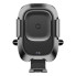Автодержатель Baseus Wireless Charger WXHW01 с беспроводной зарядкой, черный (WXHW01-AV)
