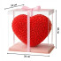 Сердце из роз в подарочной коробке KR-20 28×25×13 см, романтический подарок Love Box (KR20-AV)