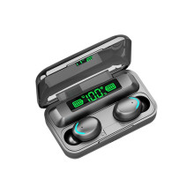 Беспроводные сенсорные наушники со встроенным PowerBank TWS F9-5, черные (TWSF95-AV) Беспроводные сенсорные наушники со встроенным PowerBank TWS F9-5, черные (TWSF95-AV)