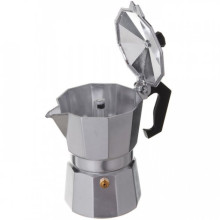 Кофеварка гейзерная A-Plus 2082PRO на 5 чашек алюминиевая 300 мл Серый (VK-1515)