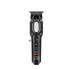 Машинка для стрижки VGR V-600 BLACK, 6 насадок, LED-дисплей, черная (VGRV600Black-AV)