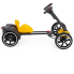 Детский складной электромобиль Go-Kart на аккумуляторе, желтый (HL-B6yell-AV)