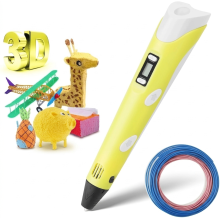 3D-ручка для детского творчества 3D Pen с LCD-экраном, полный комплект с пластиком (PENYELO33-AV) 3D-ручка для детского творчества 3D Pen с LCD-экраном, полный комплект с пластиком (PENYELO33-AV)