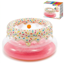Надувной игровой центр-манеж Intex «Пончик» 48476, 127×61 см, розовый (N48476-AV) Надувной игровой центр-манеж Intex «Пончик» 48476, 127×61 см, розовый (N48476-AV)