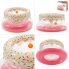 Надувной игровой центр-манеж Intex «Пончик» 48476, 127×61 см, розовый (N48476-AV)