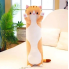 Игрушка детская Кот Батон 70 см Коричневый / Плюшевая игрушка подушка длинный котенок(GREYCAT70-AV)