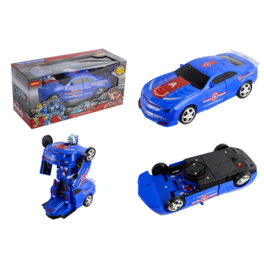Трансформер-робот машина со звуковым сопровождением от батареек АА SPORTS CAR JS004(JS004-AV)