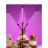 Ультрафиолетовая лампа для растений j22wl-03 LED LIGHT Полный спектр 3 головы LED(J22WL-AV)