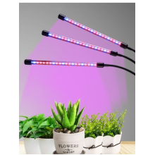 Ультрафиолетовая лампа для растений j22wl-03 LED LIGHT Полный спектр 3 головы LED(J22WL-AV)