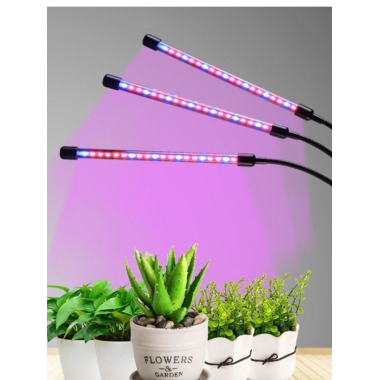 Ультрафиолетовая лампа для растений j22wl-03 LED LIGHT Полный спектр 3 головы LED(J22WL-AV)