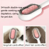 Щетка для вычесывания шерсти домашних животных 4 в 1 Pet Cleaning Comb с массажем и чисткой вещей Pink W28(NNW28-AV)