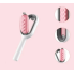 Щетка для вычесывания шерсти домашних животных 4 в 1 Pet Cleaning Comb с массажем и чисткой вещей Pink W28(NNW28-AV)