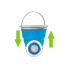 Ведро 10 литров туристическое складное SmartUS Collapsible Bucket(COLB10-AV)