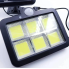 LED уличный светильник SL-F120 на солнечных батареях, автономный влагостойкий с датчиком движения для двора (SLF120-AV)