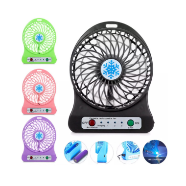 Портативный USB мини-вентилятор с аккумулятором Portable Mini Fan (настольный) (FAN1-AV)