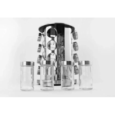 Набор для специй Spice carousel, 16 емкостей (баночек) и Подставка для специй (SPICE16-AV)