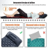 Туристический надувной матрас с подушкой Outdoor Sleeping Каремат с подушкой и встроенным насосом (OUS550-AV)