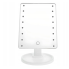 Настольное Зеркало с подсветкой Large 16LED Mirror для макияжа Белый (MIR366-AV)