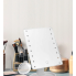 Настольное Зеркало с подсветкой Large 16LED Mirror для макияжа Белый (MIR366-AV)