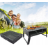 Переносной туристический мангал для барбекю 43x29 см, черный (BBQ4329-AV)