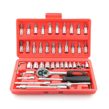Автомобильный Набор Инструментов Piece Tool Set на 46 Ручных Инструментов в Пластиковом Кейсе (SET46-AV)