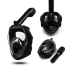 Маска для подводного плавания дайвинга Tribord Easybreath Black Водолазная маска креплением для камеры (LXL1914-AV)
