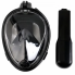 Маска для подводного плавания дайвинга Tribord Easybreath Black Водолазная маска креплением для камеры (LXL1914-AV)
