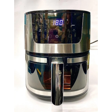 Rainberg RB-2268.Мощная фритюрница без масла 8 л. Сенсорная аэрофритюрница Аэрогриль мультипечь для дома 4200 (RB2268-AV)