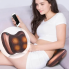 Роликовая массажная подушка для спины и шеи Massage pillow | массажная подушка | массажер с подогревом (NN2473-AV)