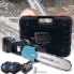 Цепная пила с шиной 12 дюймов и 2 аккумуляторами 48В в кейсе Electric Saw Blue (ELSAW48-AV)