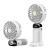 Портативный вентилятор Mini fan XL-880 диаметр 9 см с подставкой для телефона и дисплеем синий (XL880-AV)