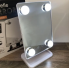 Компактное зеркало с подсветкой для макияжа MCH Cosmetie Mirror 360 Rotation Angel с LED подсветкой для дома Белое (LEDM360-AV)