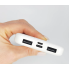 Портативная зарядка Power Bank S-link G10N 10000 mAh Slim Dual USB Type-C MicroUSB 5V/2.1А White