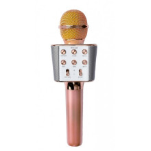 Микрофон-Караоке Bluetooth WSTER WS-1688 Rose