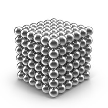 Конструктор-головоломка UTM Neocube 216 шариков Silver