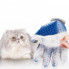 Перчатка True Touch для вычесывания шерсти кошек и собак 180 силиконовых кончиков (1000047) Синяя с черным