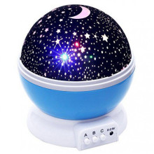 Ночник звездное небо Star Master NEW  6 режимов работы от USB и батареек Голубой