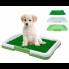 Туалет для собак Puppy Potty Pad из экологически чистых материалов 47х34 см Зелёный с серым