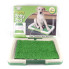 Туалет для собак Puppy Potty Pad из экологически чистых материалов 47х34 см Зелёный с серым