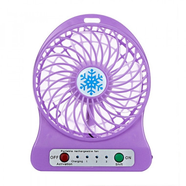 Мини-вентилятор Portable Fan Mini Фиолетовый