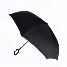 Ветрозащитный зонт Up-Brella антизонт Зонт обратного сложения черный