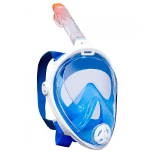 Инновационная маска для снорклинга подводного плавания Easybreath S/M Синий