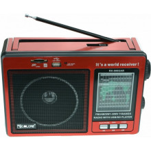 Портативный радио приемник GOLON RX-006UAR красный (45769)