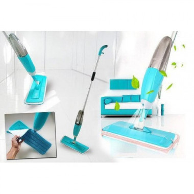 Швабра с распылителем Healthy Spray Mop синяя (двойная щетка) (IM 46223)